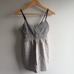 lululemon athletica Grey and Black Strappy Sports Top